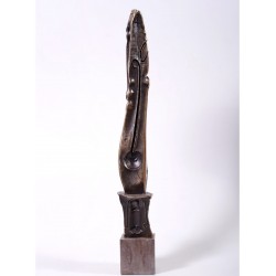 Stâlpnic V - sculptură în bronz, artist Liviu Bumbu